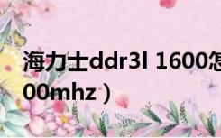 海力士ddr3l 1600怎么样（海力士ddr3l 1600mhz）
