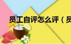员工自评怎么评（员工自评怎么写简短）
