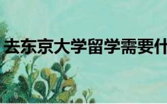 去东京大学留学需要什么条件？费用是多少？