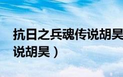 抗日之兵魂传说胡昊txt下载（抗日之兵魂传说胡昊）