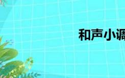和声小调（和声）