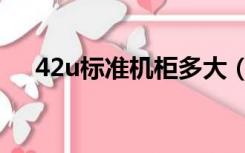42u标准机柜多大（42u标准机柜尺寸）