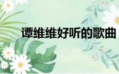 谭维维好听的歌曲（谭维维好听的歌）
