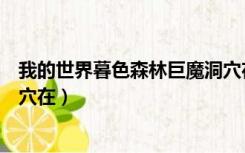 我的世界暮色森林巨魔洞穴在哪（我的世界暮色森林巨魔洞穴在）