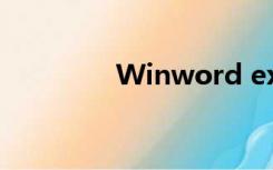 Winword exe找不到该项