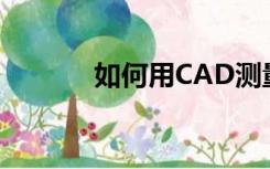 如何用CAD测量一个角的角度