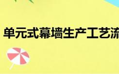 单元式幕墙生产工艺流程图（单元式空调机）