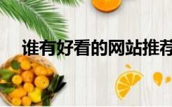 谁有好看的网站推荐（谁有好看的网站）