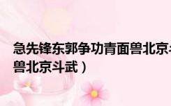 急先锋东郭争功青面兽北京斗武视频（急先锋东郭争功青面兽北京斗武）