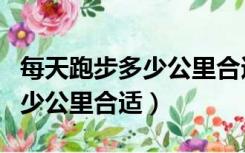 每天跑步多少公里合适不伤膝盖（每天跑步多少公里合适）