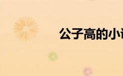 公子高的小说（公子高）