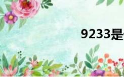 9233是什么梗？