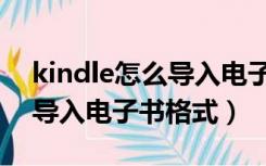 kindle怎么导入电子书手机版（kindle怎么导入电子书格式）