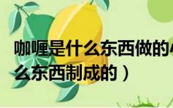咖喱是什么东西做的小孩可以吃吗（咖喱是什么东西制成的）