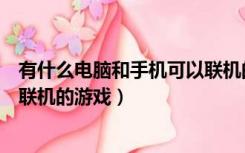 有什么电脑和手机可以联机的游戏（有什么电脑和手机可以联机的游戏）
