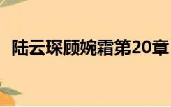 陆云琛顾婉霜第20章（陆云琛顾婉霜小说）