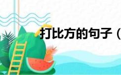 打比方的句子（打比方的句子）
