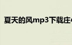 夏天的风mp3下载庄心妍（夏天的风MP3）