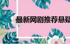 最新网剧推荐悬疑（最新网剧推荐）