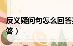 反义疑问句怎么回答英语（反义疑问句怎么回答）