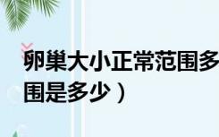 卵巢大小正常范围多少cm（卵巢大小正常范围是多少）