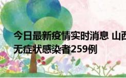 今日最新疫情实时消息 山西11月15日新增本土确诊66例、无症状感染者259例