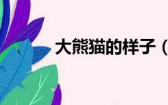 大熊猫的样子（大熊猫的样子）