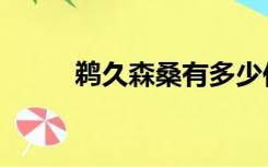 鹈久森桑有多少作品（鹈久森桑）