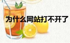 为什么网站打不开了（为什么网站打不开）
