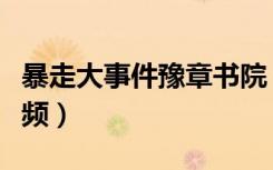 暴走大事件豫章书院（暴走大事件豫章书院视频）