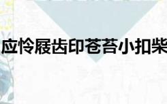应怜屐齿印苍苔小扣柴扉久不开的意思怎么读