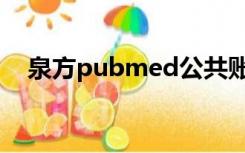 泉方pubmed公共账号（泉方pubmed）