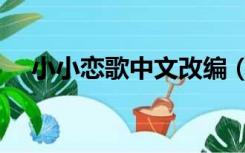 小小恋歌中文改编（小小恋歌中文谐音）