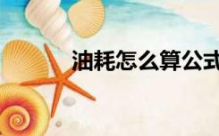 油耗怎么算公式（油耗怎么算）