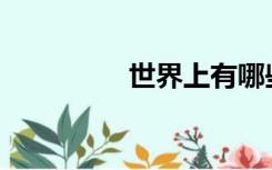 世界上有哪些金融机构？