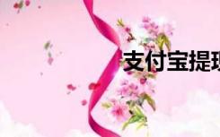 支付宝提现免费额度