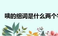 咦的组词是什么两个字（咦的组词有哪些）