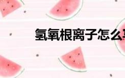 氢氧根离子怎么写（氢氧根离子）