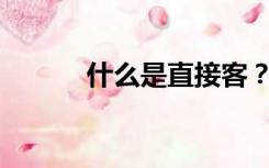 什么是直接客？这是什么意思？