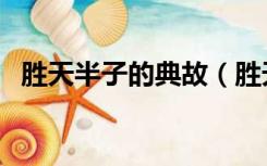 胜天半子的典故（胜天半子的典故是什么）