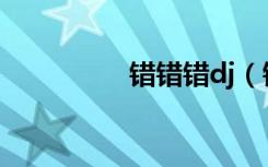 错错错dj（错错错歌词）