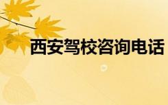 西安驾校咨询电话（西安驾校哪个好）