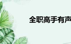 全职高手有声小说打包下载