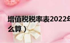 增值税税率表2022年完整版（增值税税率怎么算）
