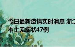 今日最新疫情实时消息 浙江11月18日新增本土确诊15例、本土无症状47例