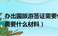 办出国旅游签证需要什么材料（出国旅游签证需要什么材料）