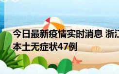 今日最新疫情实时消息 浙江11月18日新增本土确诊15例、本土无症状47例