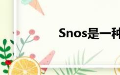 Snos是一种强效安眠药