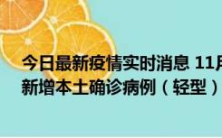 今日最新疫情实时消息 11月18日8时至24时，济南市报告新增本土确诊病例（轻型）17例、无症状感染者60例