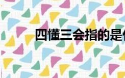 四懂三会指的是什么（四懂三会）